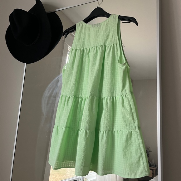 TOPSHOP Green WOMEN “baby doll” dress - Picture 2 of 4